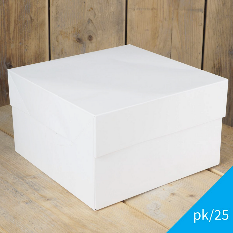 Pack de 10 Cajas para Tartas Blancas: Elegancia y Protección para