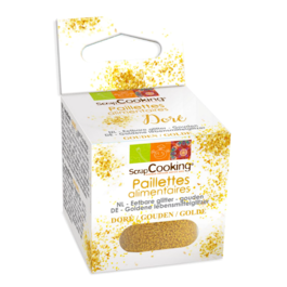 Paillettes comestibles Sugarflair - ROYAL GOLD