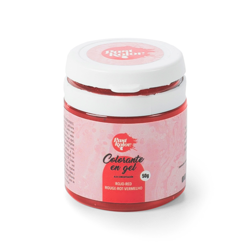Colorante alimentario en gel rojo cereza pastel - Sugarflair - Casa Karibay