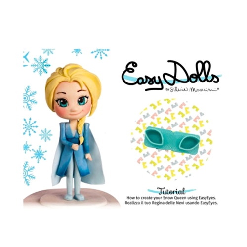 SET TUTORIAL PARA FIGURAS "BY SILVIA MANCINI" - SNOW QUEEN / ELSA