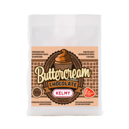 PREPARADO "BUTTERCREAM" (CREMA MANTEQUILLA) KELMY - SABOR CHOCOLATE [300 G]