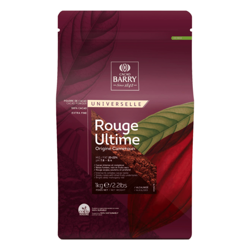 [P. CADUC.] CACAO EN POLVO (100 %) CACAO BARRY - "ROUGE ULTIME" 1 KG