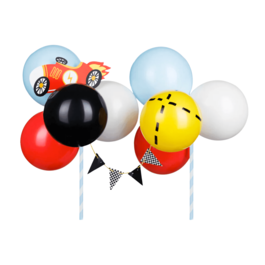 TOPPER PARA TARTA GLOBOS PARTYDECO - COCHE