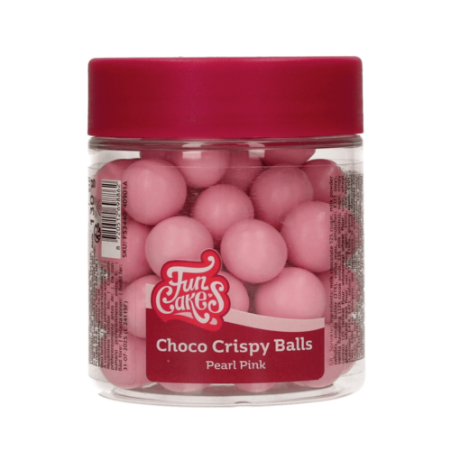 BOLAS CRUJIENTES DE CHOCOLATE FUNCAKES - PEARL PINK (130 G)