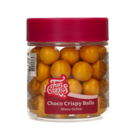 BOLAS CRUJIENTES DE CHOCOLATE FUNCAKES - SHINY OCHRE (130 G)