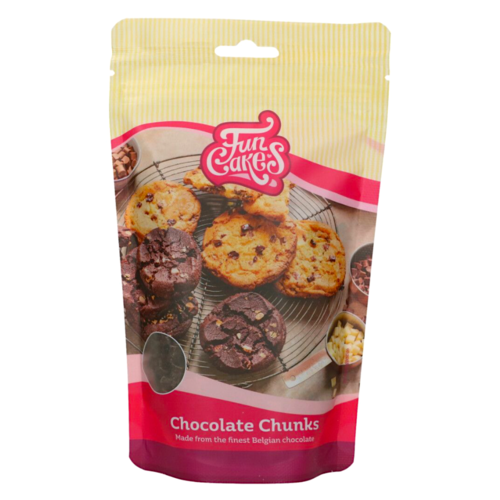 [P. CADUC.] CHIPS DE CHOCOLATE NEGRO FUNCAKES - "CHUNKS" 350 G