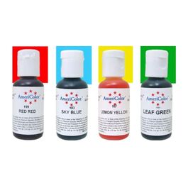 "BEGINNER KIT" 4 COLORANTES EN GEL AMERICOLOR (84 G)