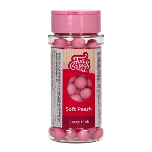 PERLAS DE AZUCAR BLANDAS FUNCAKES - ROSAS (Ø 10 MM) 70 G