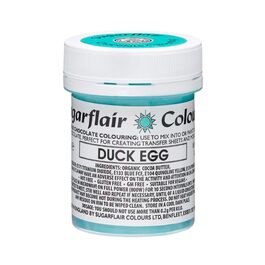 COLORANTE PARA CHOCOLATE SUGARFLAIR - DUCK EGG / AZUL HUEVO DE PATO (35 G)