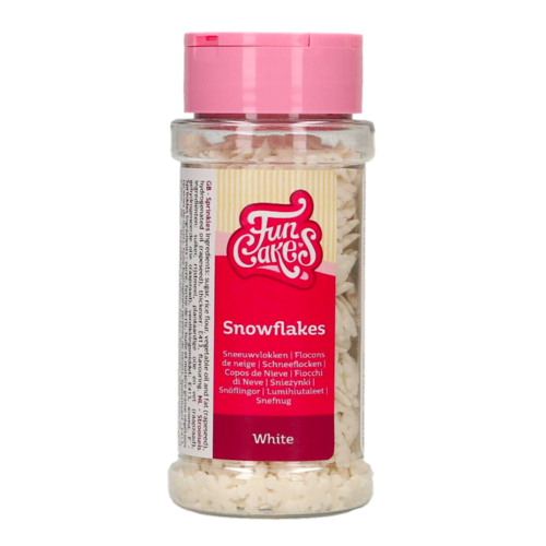 [P. CADUC.] SPRINKLES FUNCAKES - COPOS DE NIEVE BLANCOS (50 G)