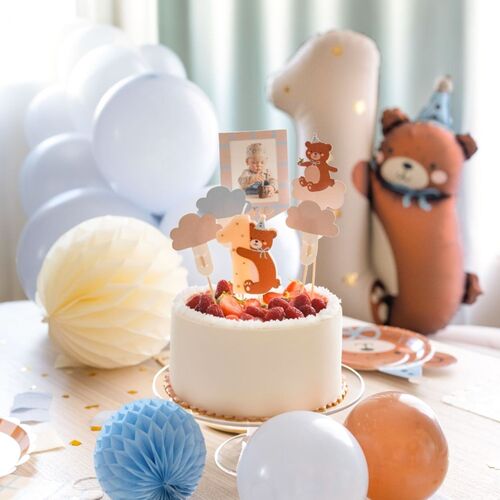 TOPPER PARA TARTA PARTYDECO - OSITO "TEDDY"