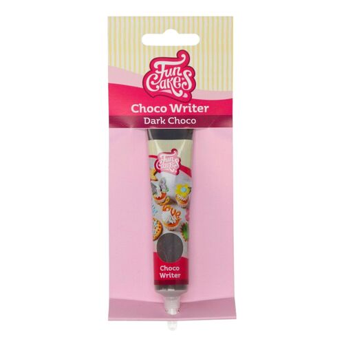 TUBO ESCRITOR "CHOCO WRITER" FUNCAKES - CHOCOLATE NEGRO (25 G)