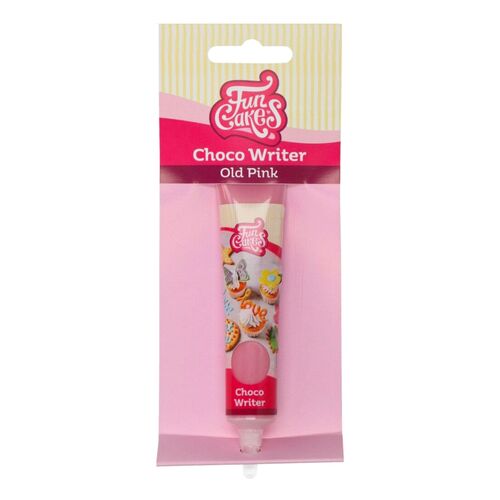 TUBO ESCRITOR "CHOCO WRITER" FUNCAKES - ROSA VIEJO (25 G)