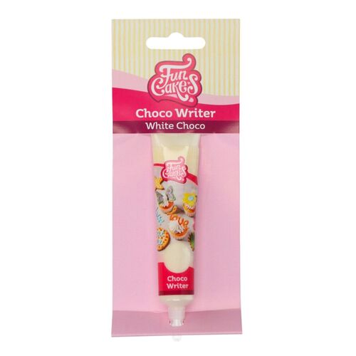 TUBO ESCRITOR "CHOCO WRITER" FUNCAKES - CHOCOLATE BLANCO (25 G)