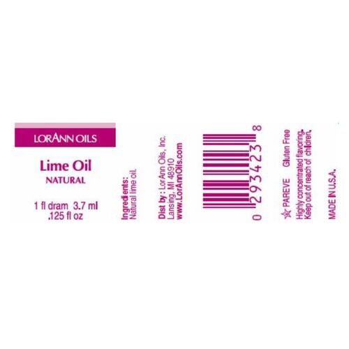 ACEITE AROMATICO LORANN - LIMA / LIME (3,7 ML)