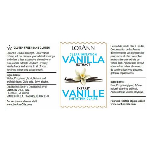 EXTRACTO DE VAINILLA (ARTIFICIAL) LORANN - 118 ML