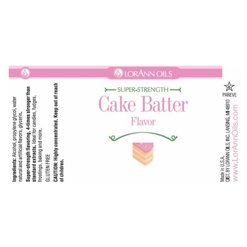 AROMA "SUPER-STRENGTH" LORANN - TARTA / CAKE BATTER (29,5 ML)