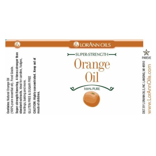 ACEITE "SUPER-STRENGTH" LORANN - NARANJA / ORANGE (29,5 ML)